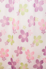 SILAN Purple floral Custom Made Curtains - sheer