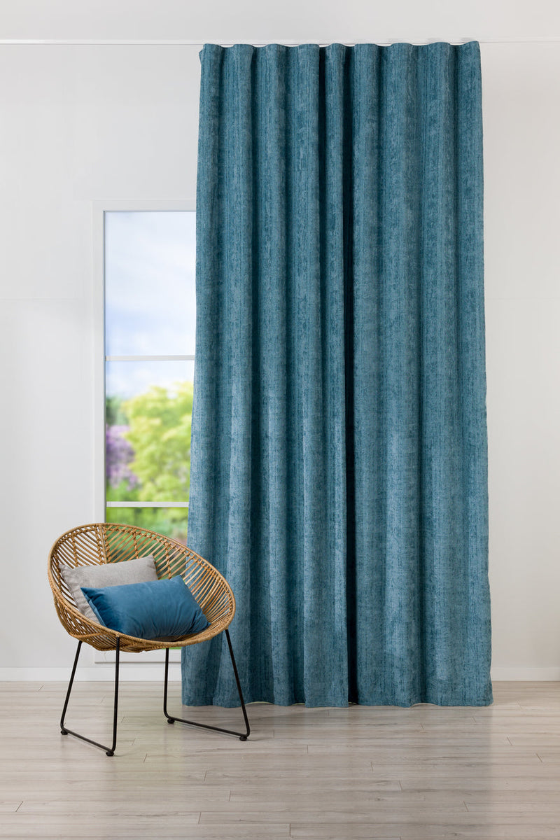 TIGRIS Turquoise custom made curtains