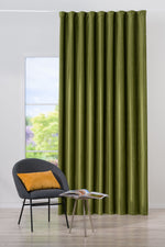 Collaroy Green velvet Custom Made Curtains