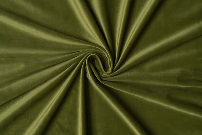 Collaroy Green velvet Custom Made Curtains
