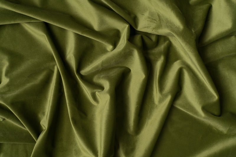 Collaroy Green velvet Custom Made Curtains