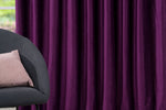 Collaroy Purple velvet Custom Made Curtains