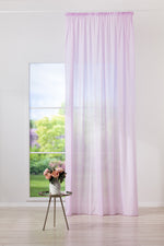 FOGGIA Pink Custom Made Curtains - sheer