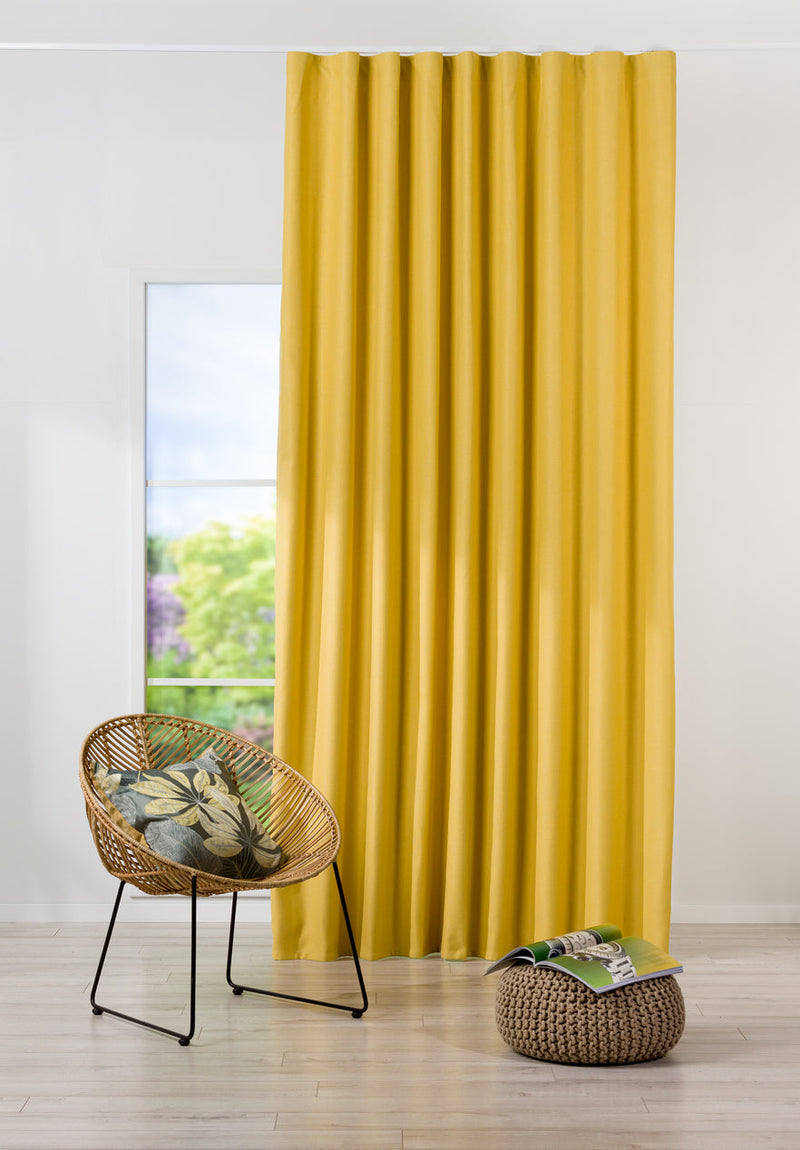 Kirribilli Yellow custom made curtains
