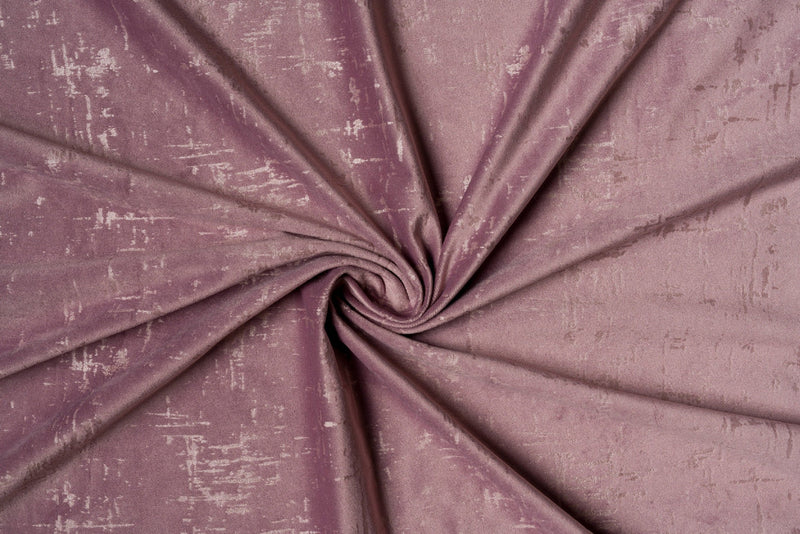 Roseville pink velvet Custom Made Curtains