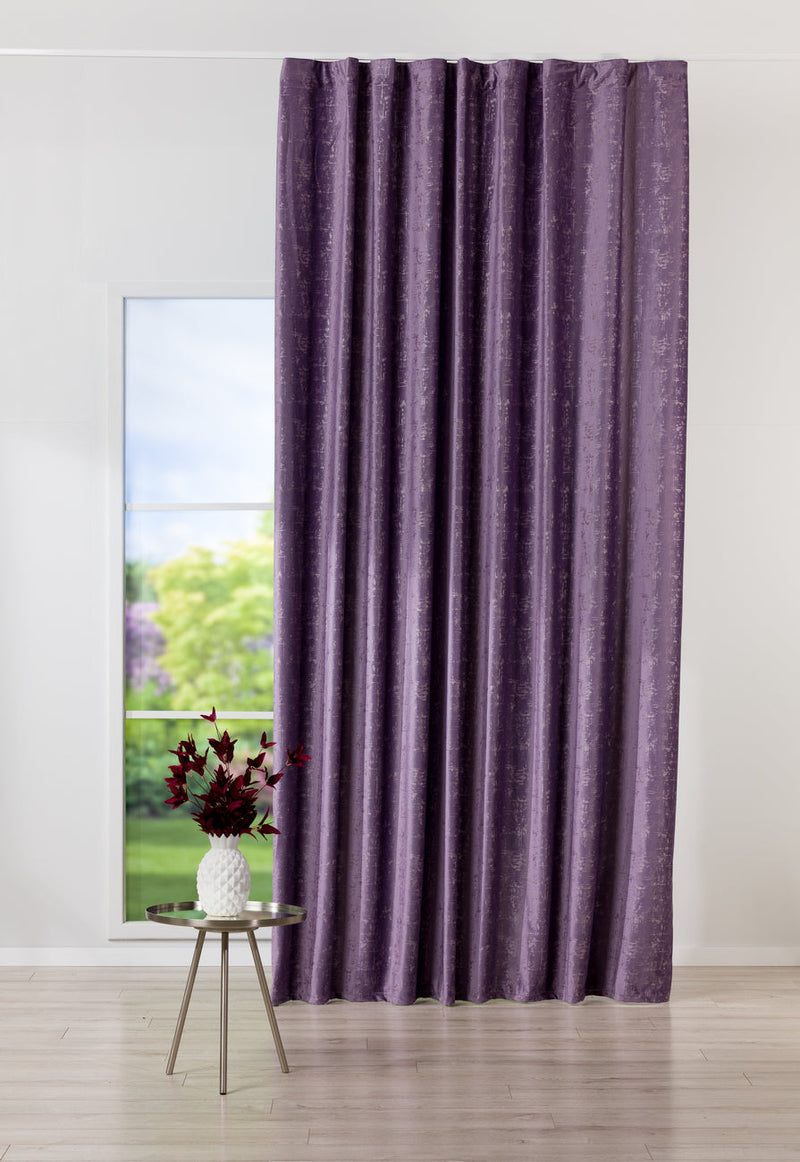 Roseville Purple custom made curtains