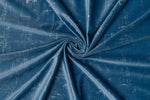 Roseville blue velvet Custom Made Curtains