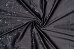 Roseville grey velvet custom made curtains