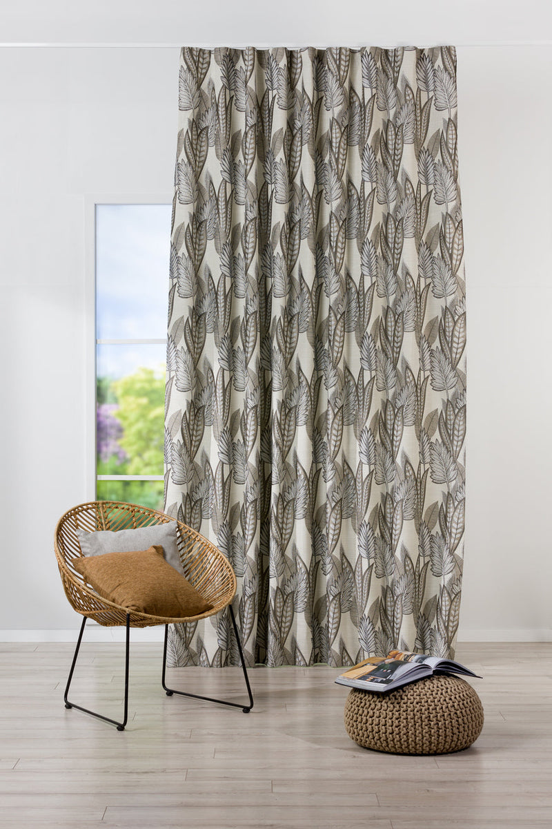 Pymble Beige Floral custom made curtains