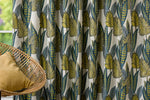 Pymble Turquoise Floral custom made curtains