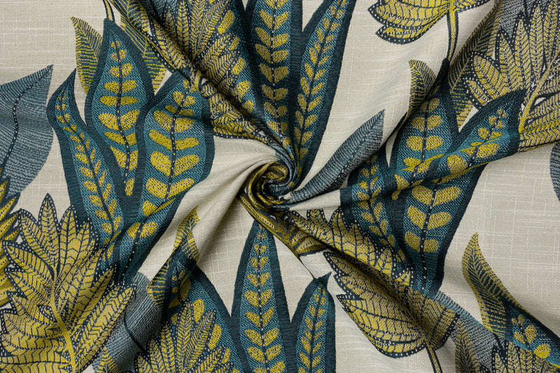 Pymble Turquoise Floral custom made curtains
