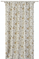 Killara Beige floral Custom Made Curtains