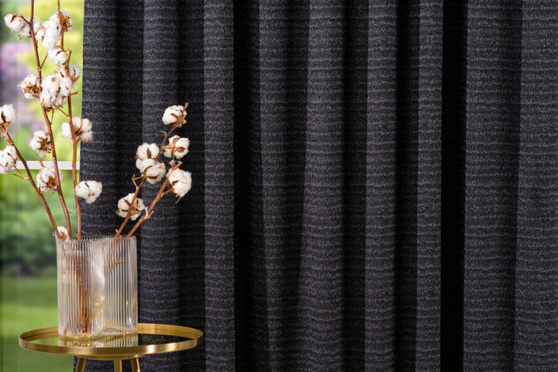 Longueville dark grey Custom Made Curtains