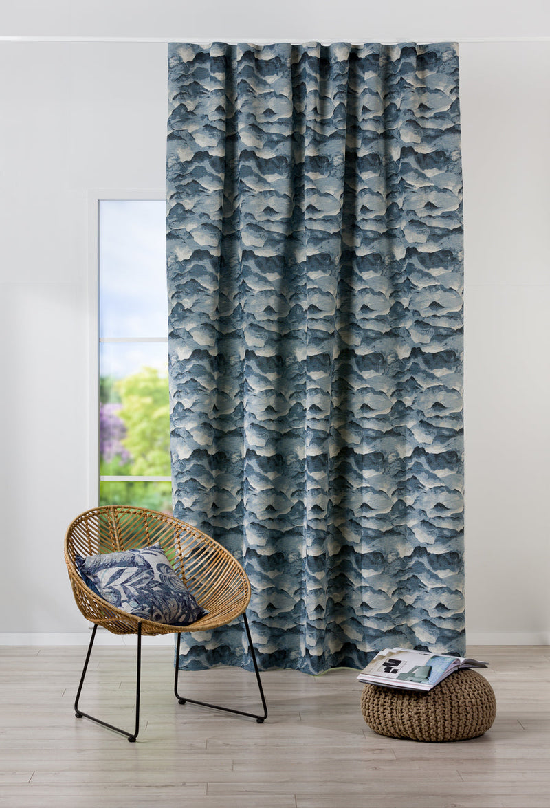 Narrabeen Blue ECO custom made curtains