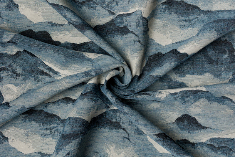 Narrabeen Blue ECO custom made curtains