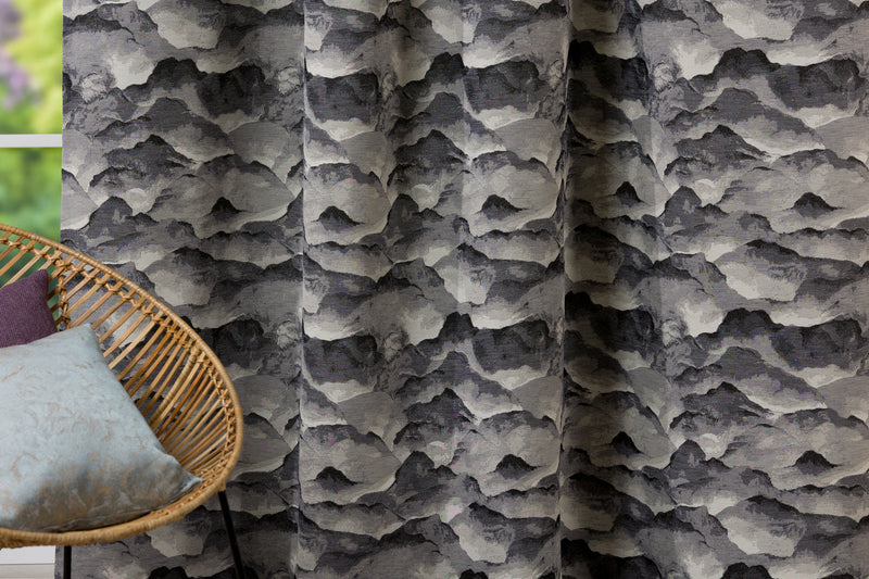 Narrabeen Grey ECO custom made curtains