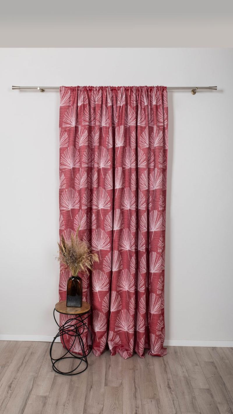 SIRIUS red Custom Made Curtains