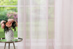 NERA Pink Custom Made Curtains - sheer