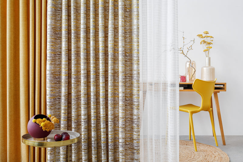 PESCARA Cream Custom Made Curtains - Sheer