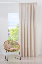 Roseville Chase beige Custom Made Curtains