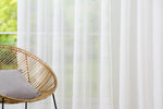 ZEPHYRA white Custom Made Curtains - Sheer