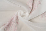 AYMARA Pink Floral Custom Made Curtains - sheer