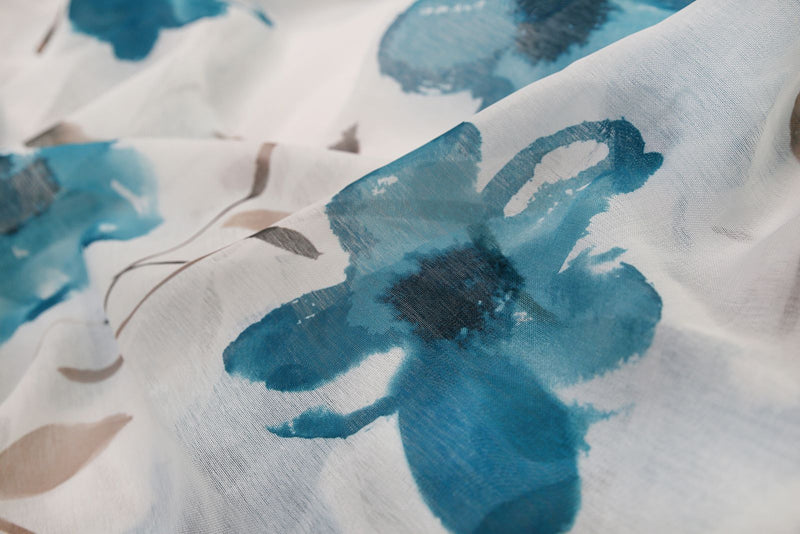 MARIOLA Floral Custom Made Curtains - sheer