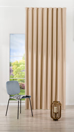 Frenchs Forest Beige blackout velvet Custom Made Curtains