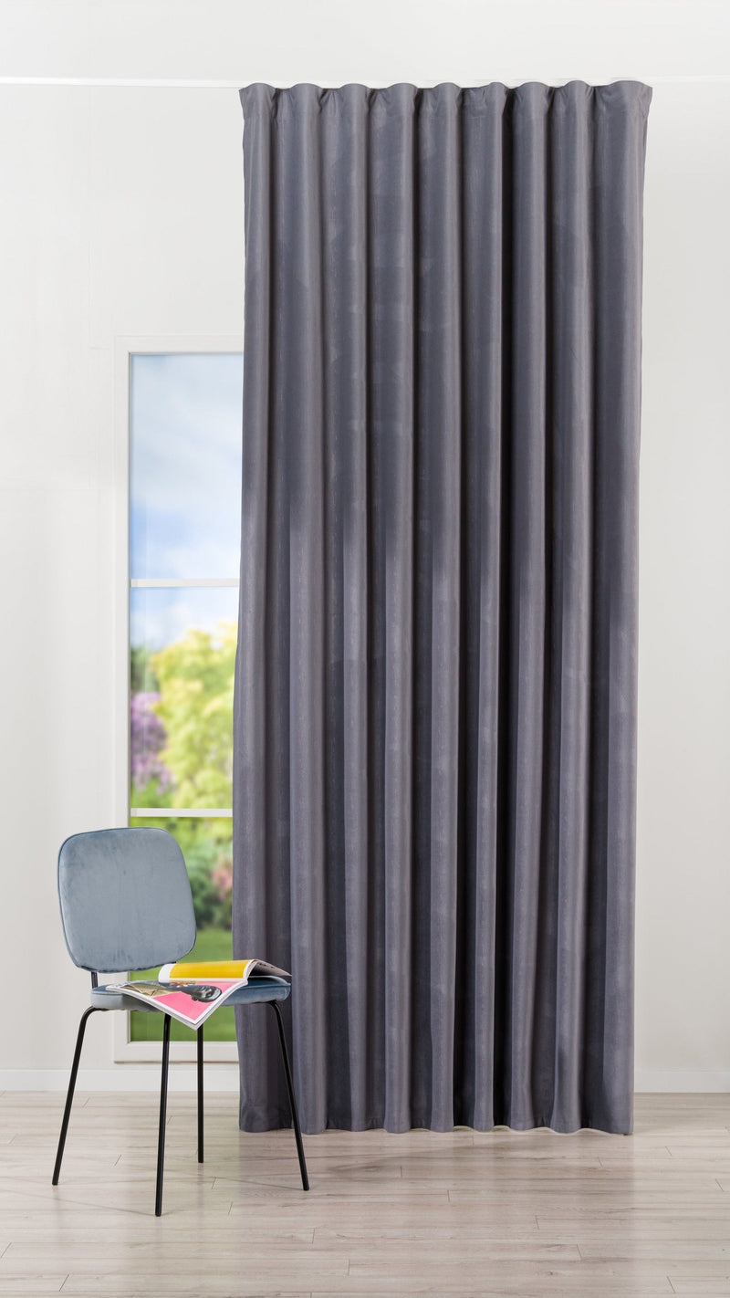 Frenchs Forest Purple blackout velvet Custom Made Curtains