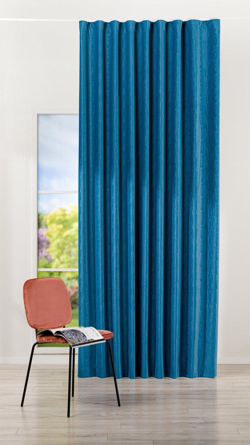 Frenchs Forest Blue blackout velvet Custom Made Curtains