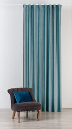 Dee Why blue velvet custom made curtain