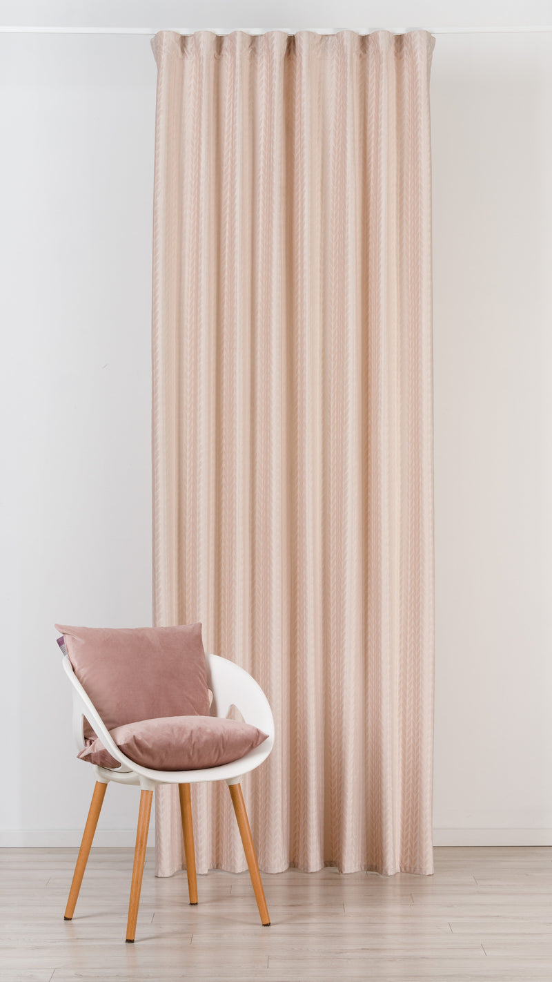 Dee Why cream velvet custom made curtain