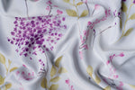 TAHITI purple floral Custom Made Curtains