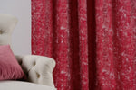 Morning Bay Red custom made curtain