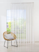 ZINIO Grey light Custom Made Curtains - sheer