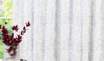 Waitara grey floral Custom Made Curtains