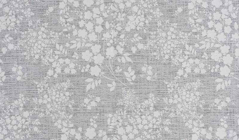 Waitara grey floral Custom Made Curtains