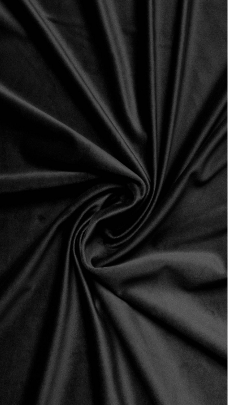 ADELAIDE Black velvet Custom Made Curtains