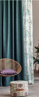 PPALMAS Floral Custom Made Curtains - sheer